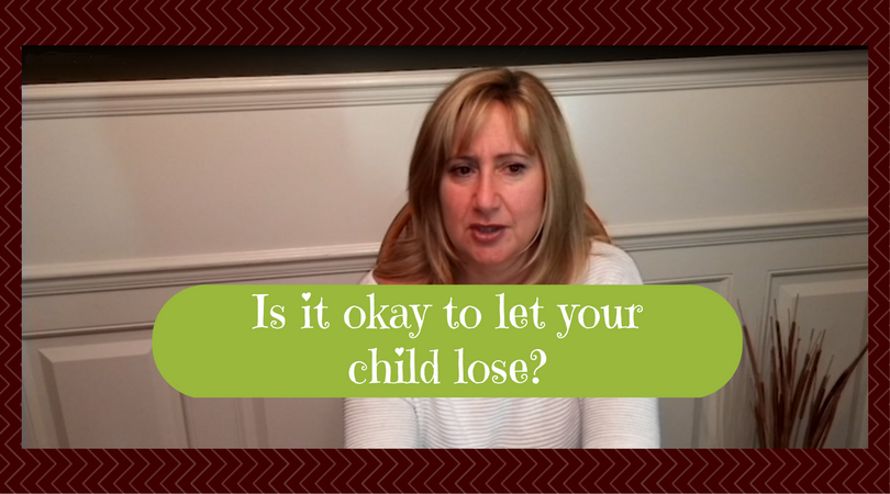 Letting your child lose?