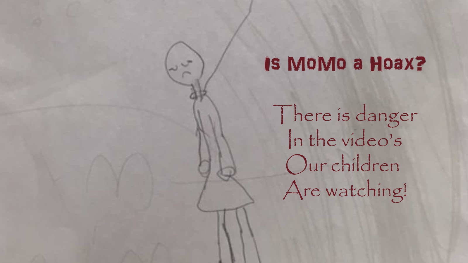 Is Momo a hoax? But this video is not.